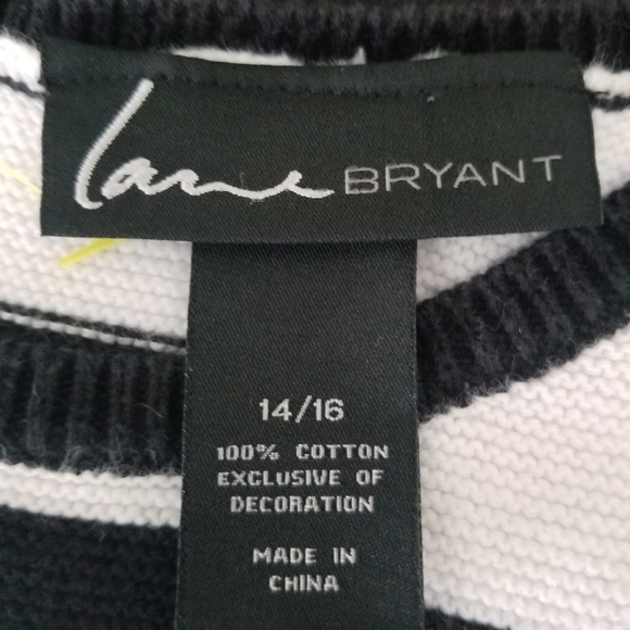 Lane Bryant Striped Top - Picture 3 of 3